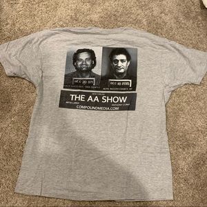 The AA show compound media mens graphic shirt